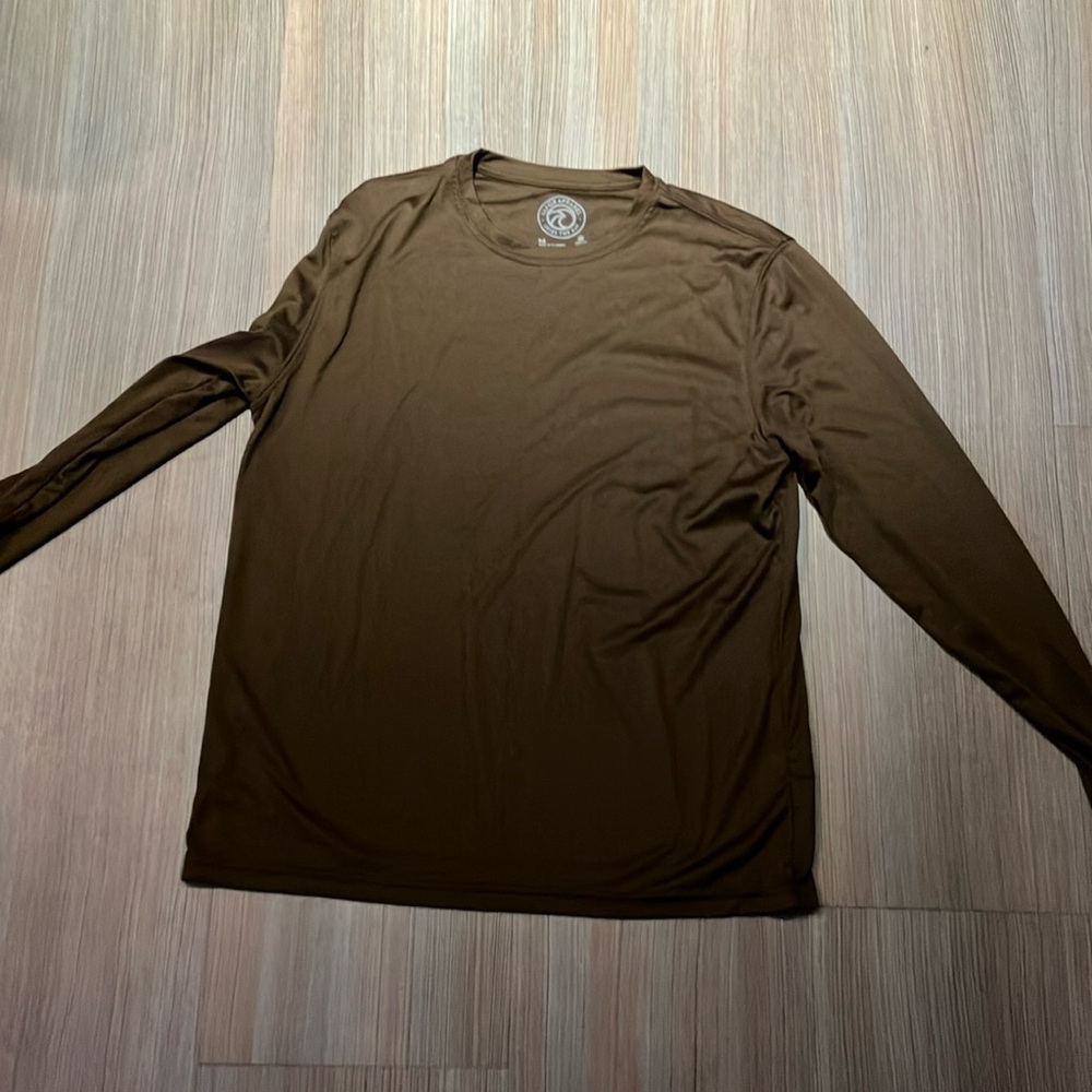 Brown Long Sleeve Tee for Effortless Style